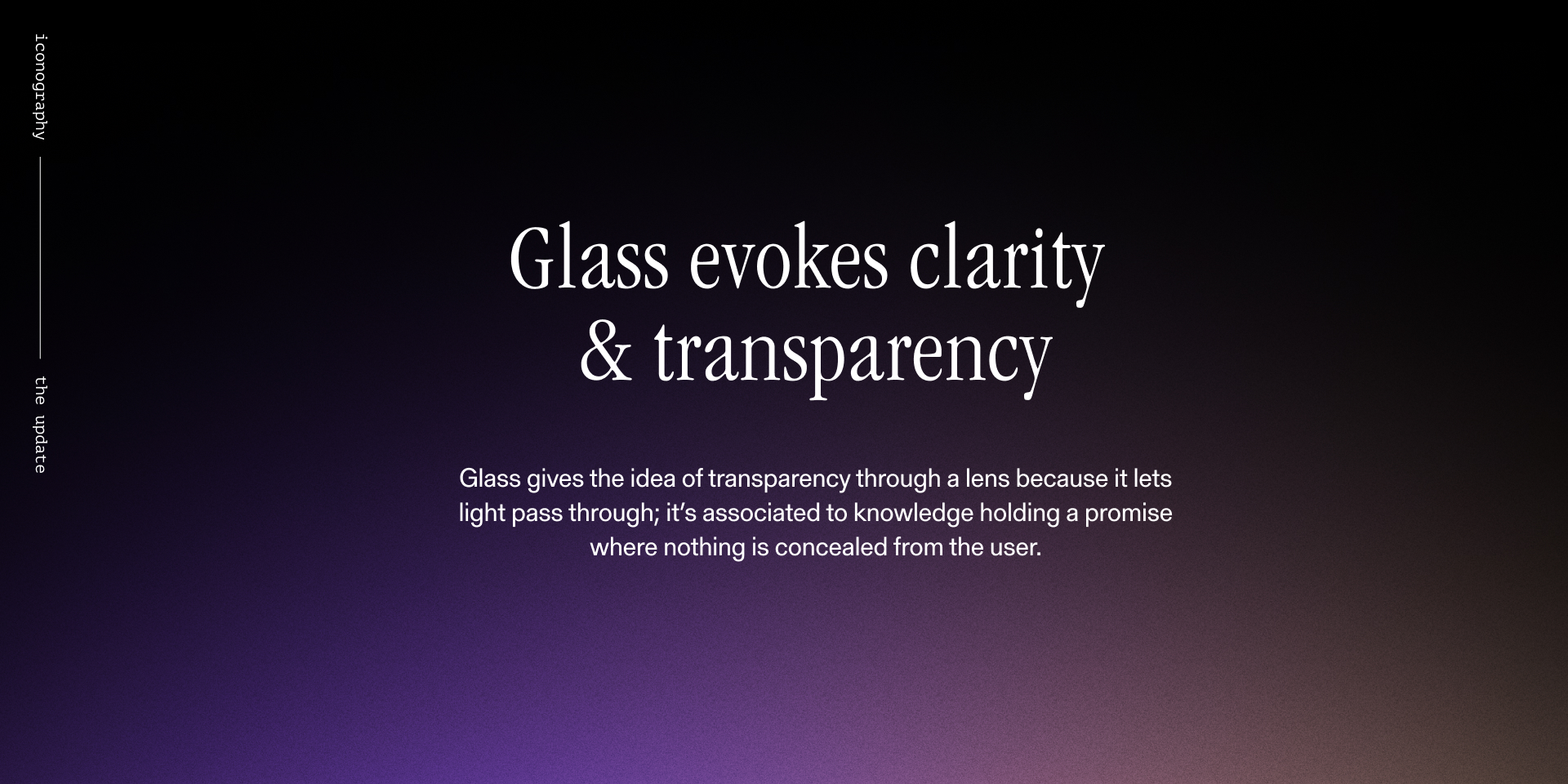 Iconography-update: reason