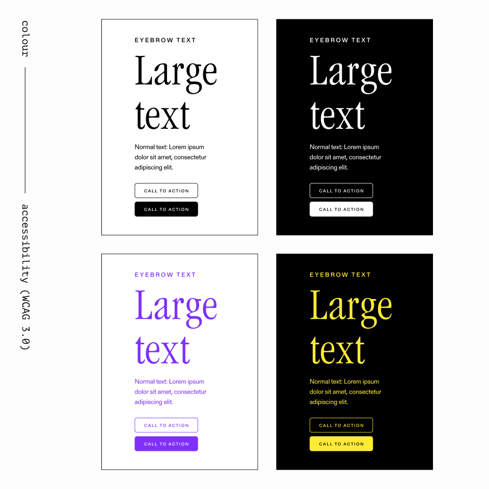 Colour-update: accessibility