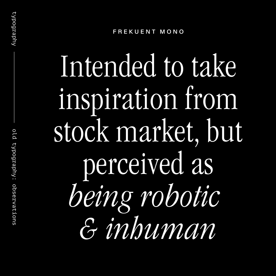 Typography-The old: observation2