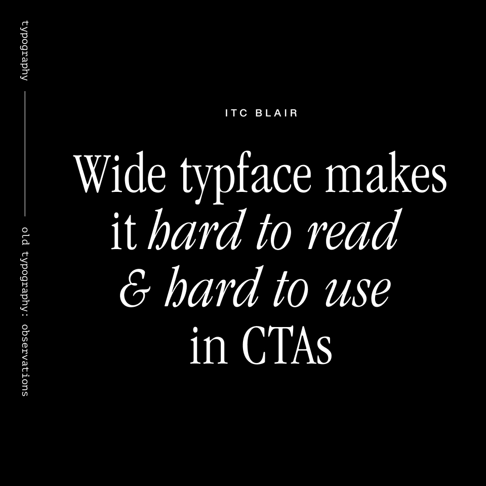 Typography-The old: observation2