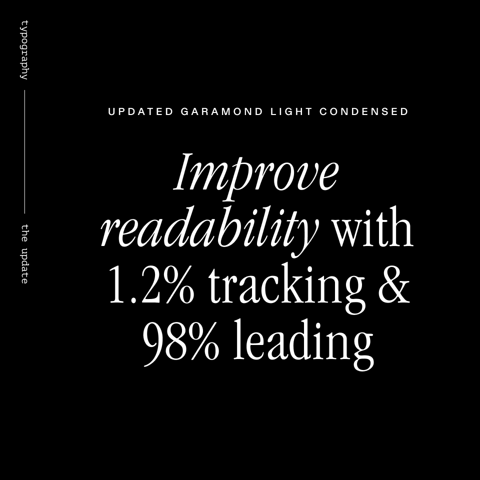 Typography-update: reason