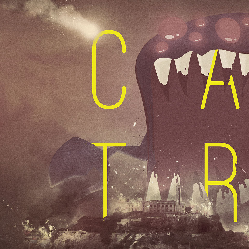 Zoom in of Alcatraz poster