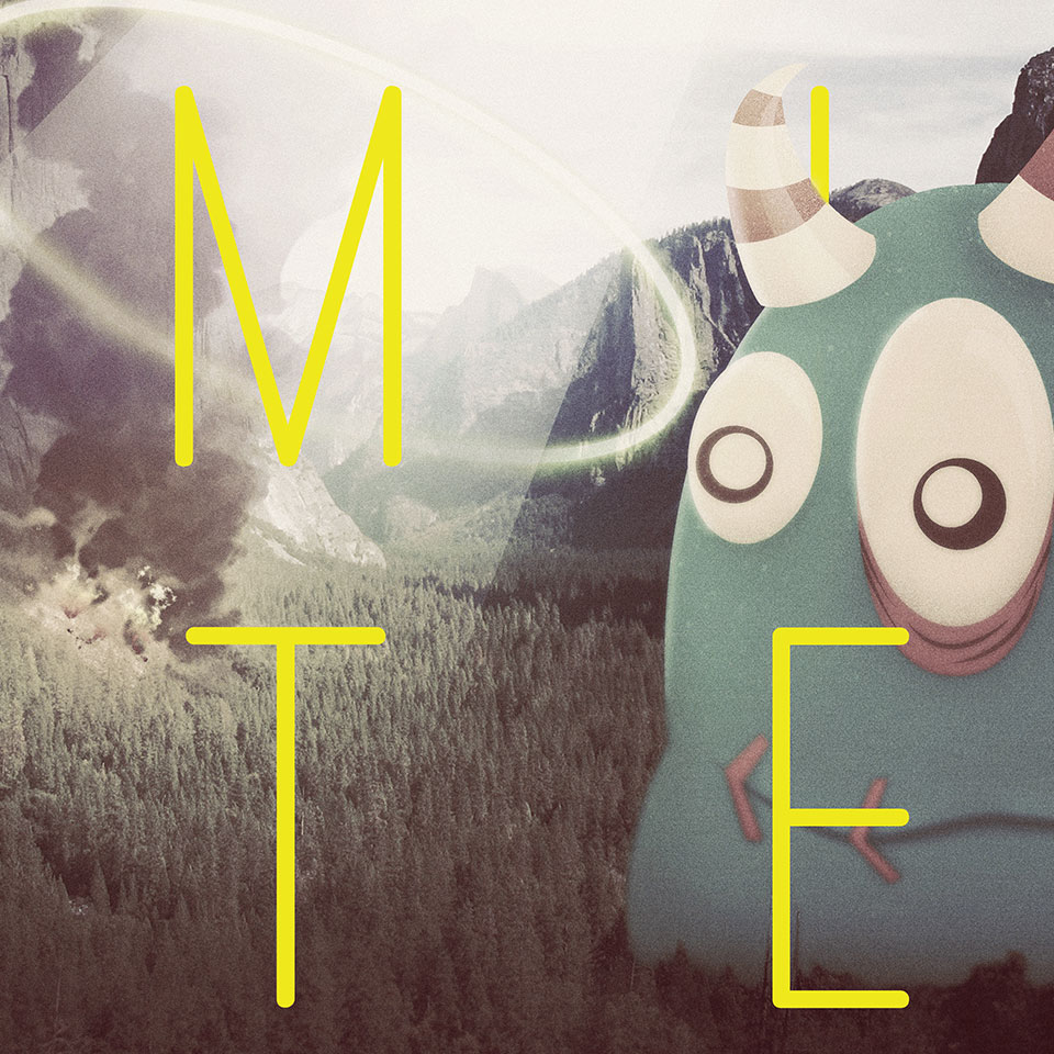 Zoom in of Yosamite poster