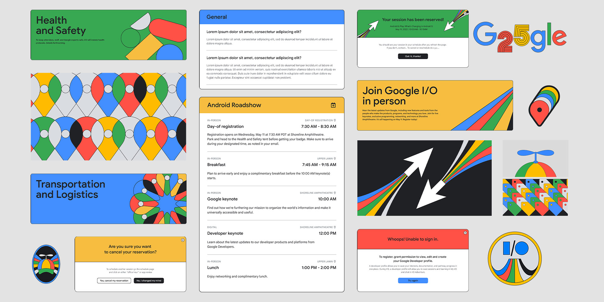Google I/O Components