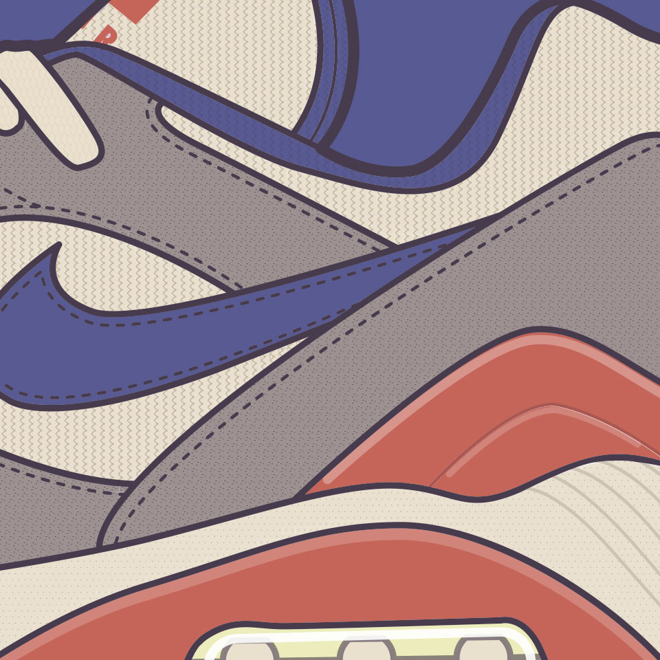 Nike Airmax 180 zoomed in