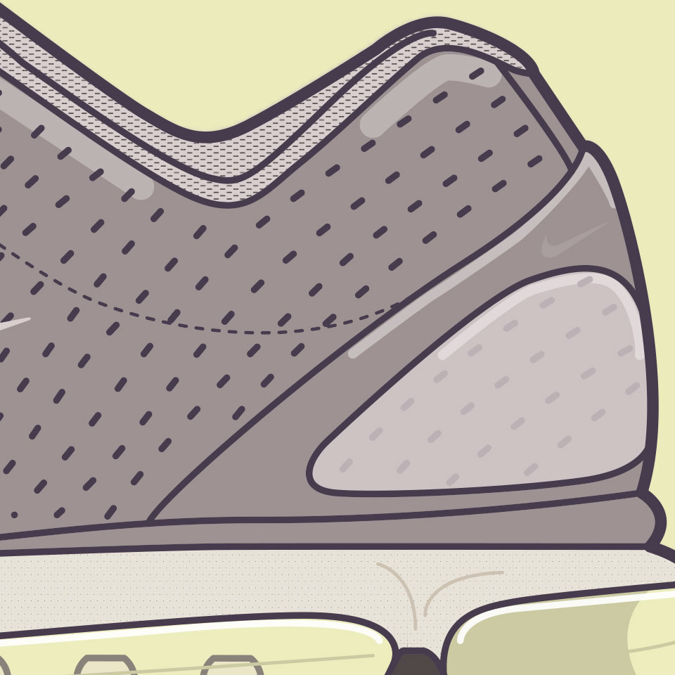 Nike Airmax 2003 zoomed in