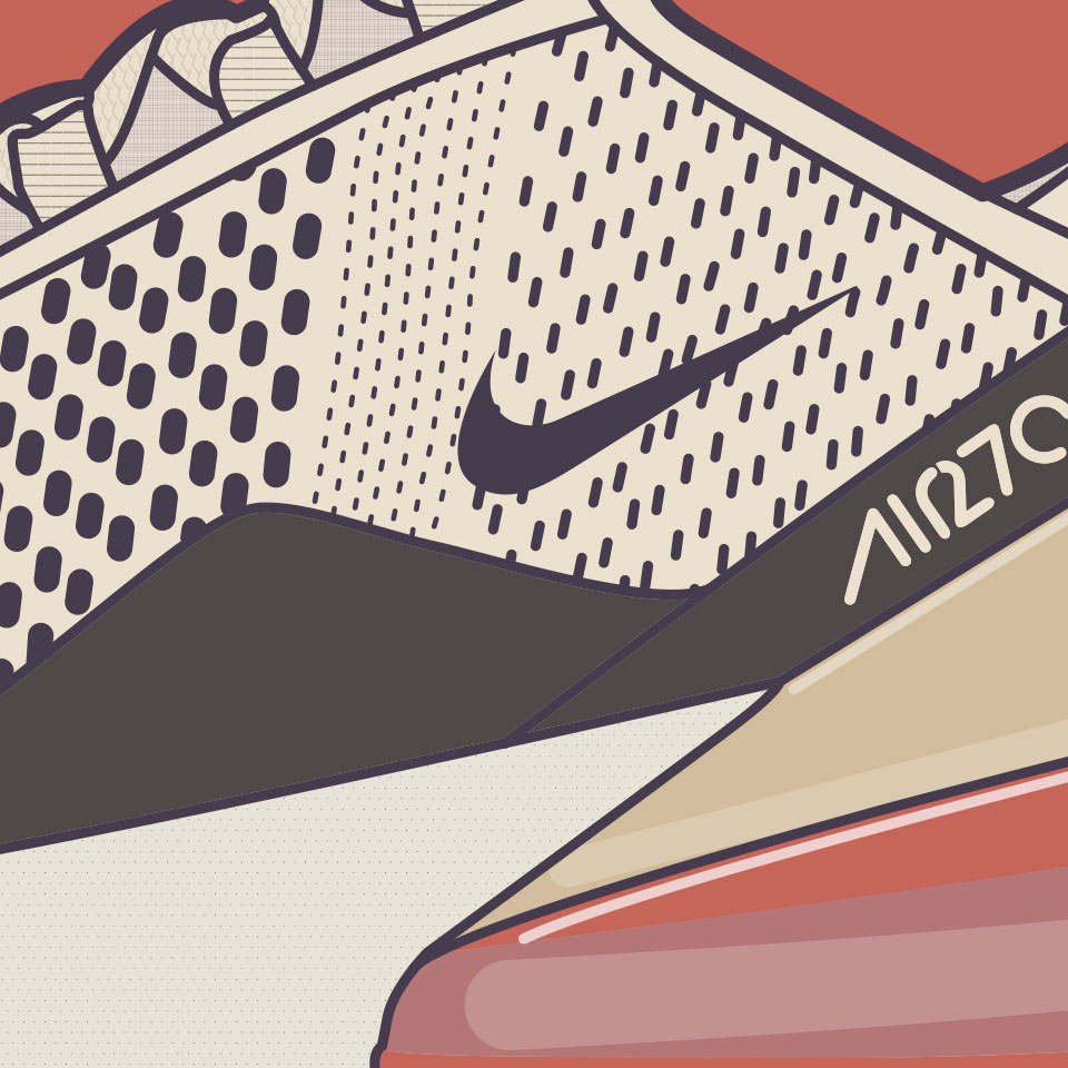 Nike Airmax 270 zoomed in