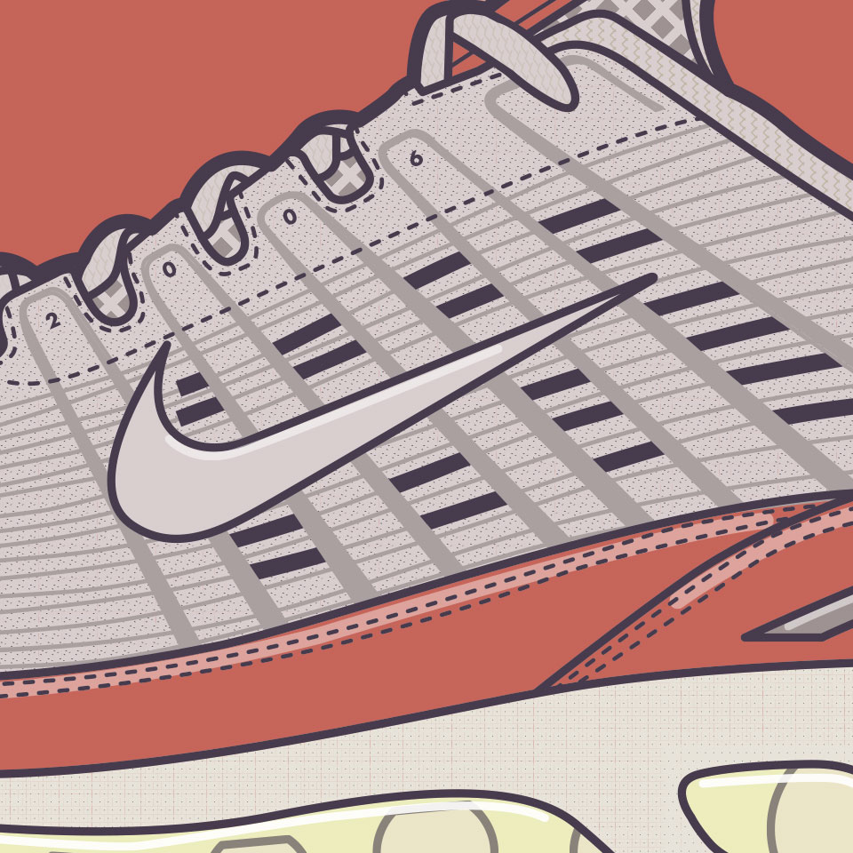 Nike Airmax 360 zoomed in