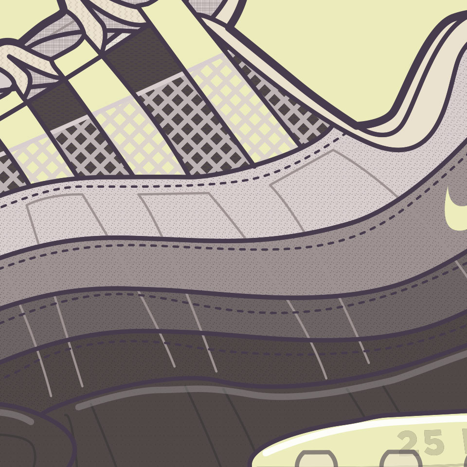Nike Airmax 95 zoomed in