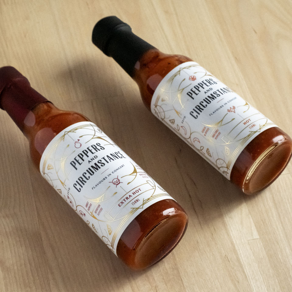 Peppers and Circumstance: Both Hot and Extra Hot flavours