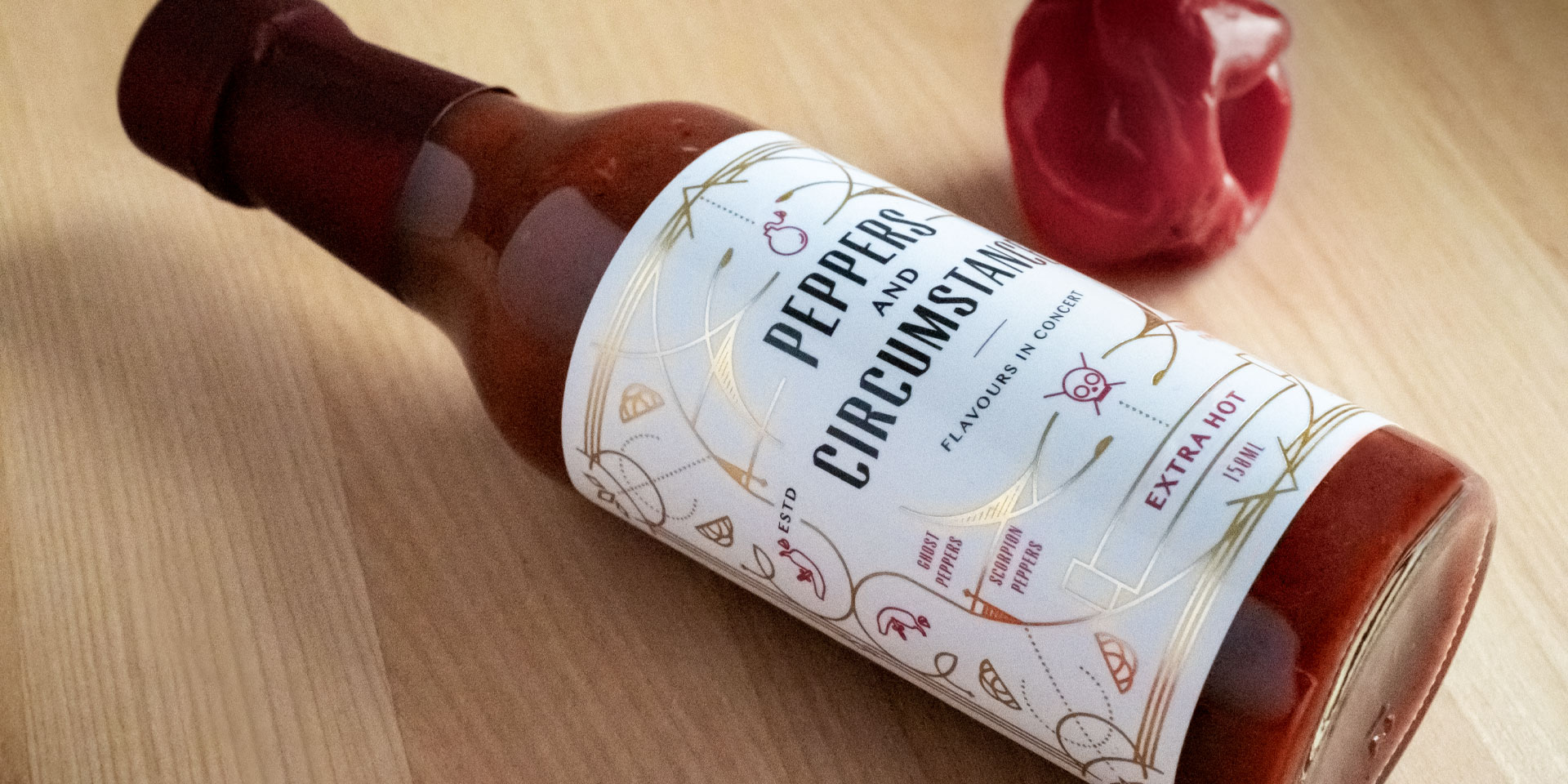 Peppers and Circumstance: Extra Hot bottle