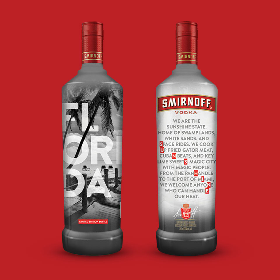 Smirnoff Florida Bottle
