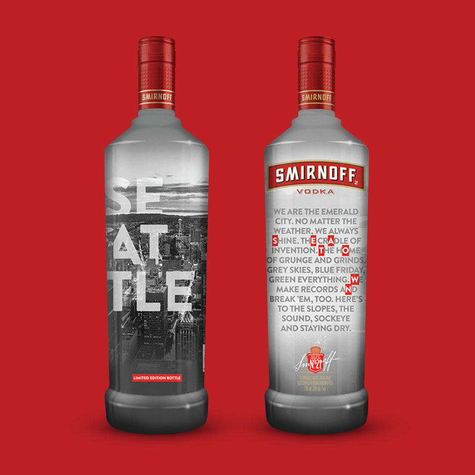 Smirnoff Seattle Bottle