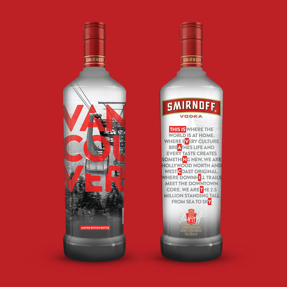 Smirnoff Canada Bottle
