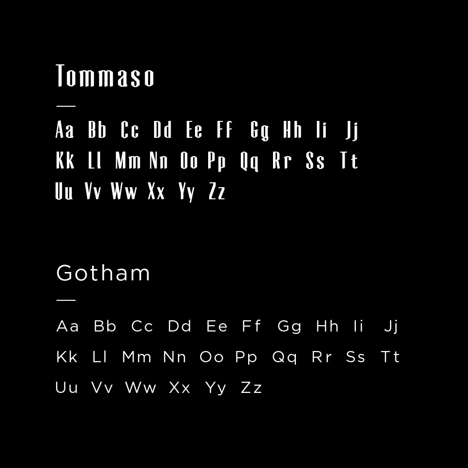 Truffles and Circumstance fonts