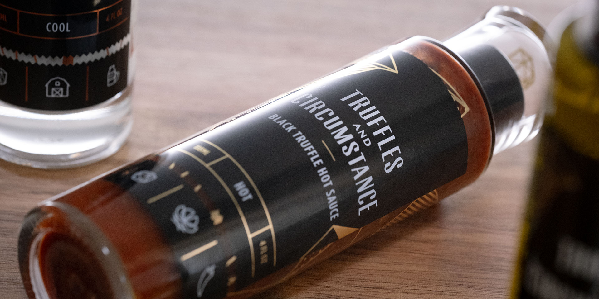 Truffles and Circumstance: Hot sauce bottle