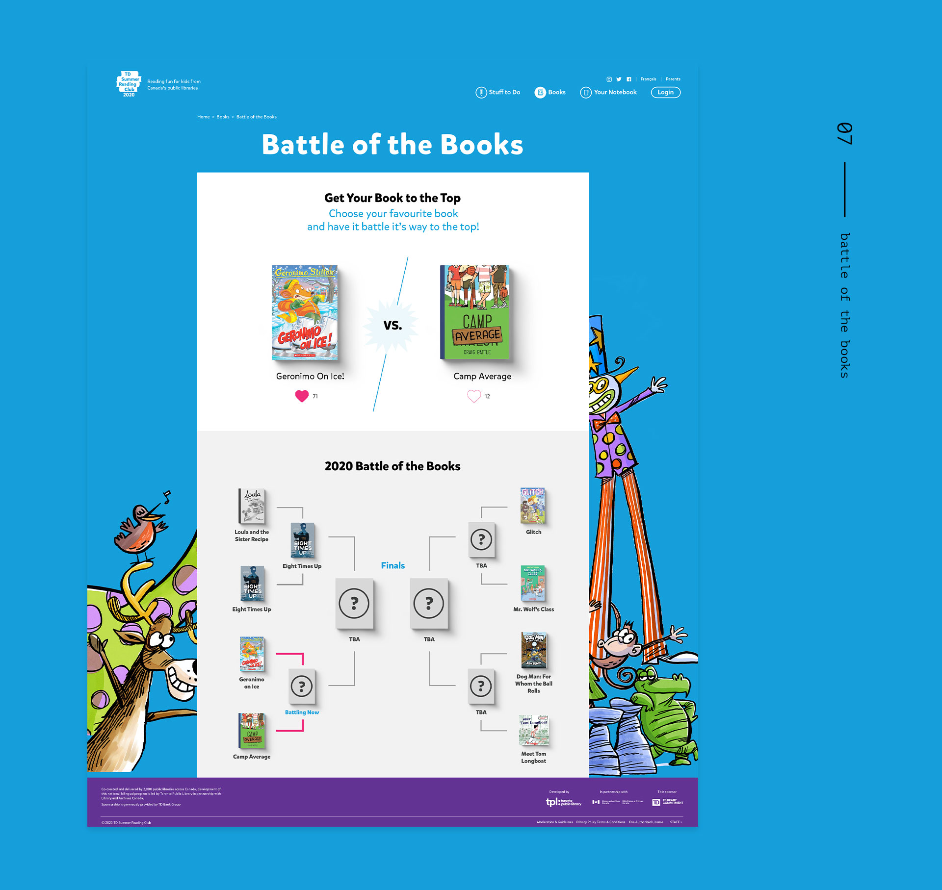 TDSRC: battle of the books