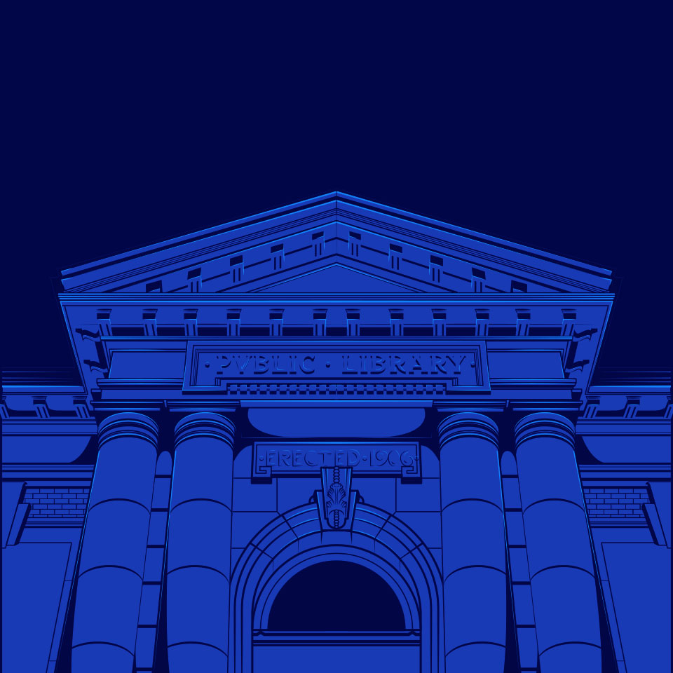 Yorkville Library illustration