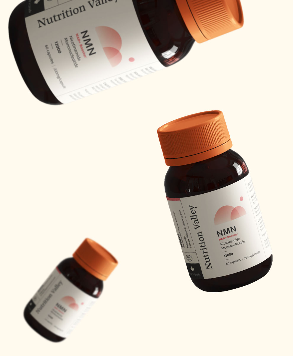 Nutrition Valley containers floating