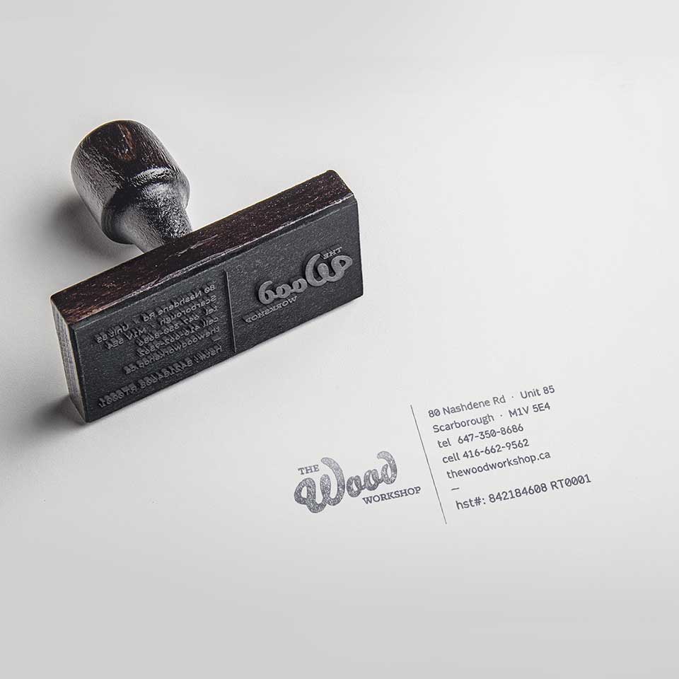 The Wood Workshop invoice stamp